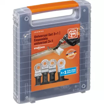 FEIN 3+1 Universal Set StarlockPlus Oscylacyjne Multi-Narzędzie 300W 230V