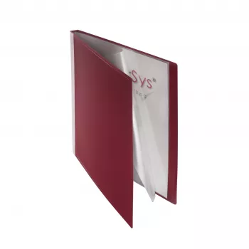 FolderSys Display Book Bordeaux z 10 koszulkami A4