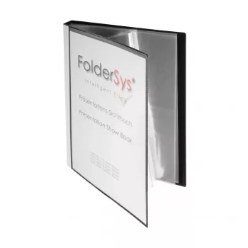 Foldersys Display Book A4 Czarny 40 Koszulek