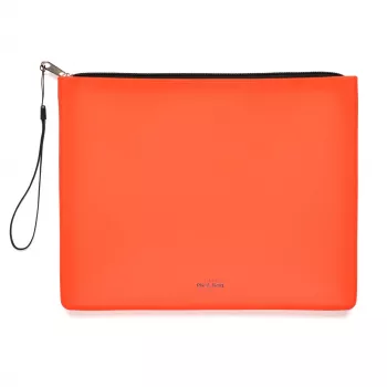 FolderSys PHAT BAG silikonowa saszetka z zamkiem A5, czerwona (40484-80)