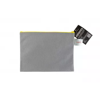 FolderSys A5 szara nieprzezroczysta koperta na zamek z włókniny PP 190 x 255 mm