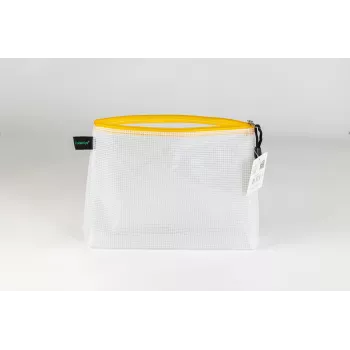 FolderSys Teczka dokumentowa z zamkiem A5 przezroczysta/żółta 0,28 mm 1 szt.