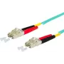 METZ CONNECT 151J1JOJO50E Fiber Optic Patch Cable LC Duplex to LC Duplex 50/125µm Multimode OM3 5m Aqua