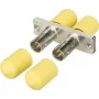 METZ CONNECT 150900D1-I ST Adapter światłowodowy, metal niepowlekany, wielomodowy/jednomodowy