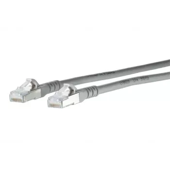 METZ CONNECT BTR 1308457533-E Patch Cable RJ45 Cat.6A AWG26 S/FTP LSOH 7,5m Szary