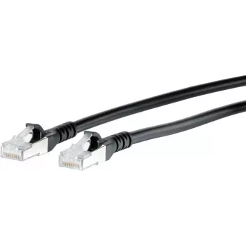METZ CONNECT BTR 1308457500-E Patch Cable RJ45 Cat.6A AWG26 S/FTP LSOH 7.5m Black