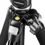 Mantona Scout MAX Set Statyw z poziomym ramieniem, głowicą kulową, odwracalną kolumną środkową, 160 cm, obciążenie 5 kg, do aparatów DSLR i bezlusterkowców, czarny