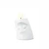FIFTYEIGHT PRODUCTS FIFTYEIGHT Candle Snuggle CUDDLY Mały Świecznik Biały