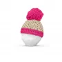 FIFTYEIGHT PRODUCTS kieliszek na jajko Mützchen, kość słoniowa/magenta
