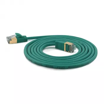 wantecWire Patch Cable CAT7 Extra Thin S/FTP Green 2,0m