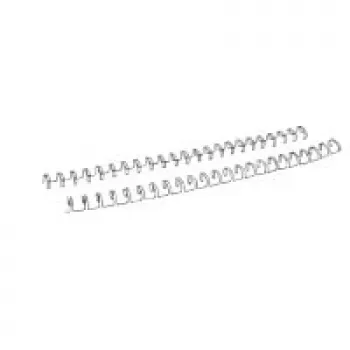 LMG Signaltechnologie 100 Wire Binding Spines Black for 30 Sheets 34 Loops 6 mm 3:1 Pitch A4