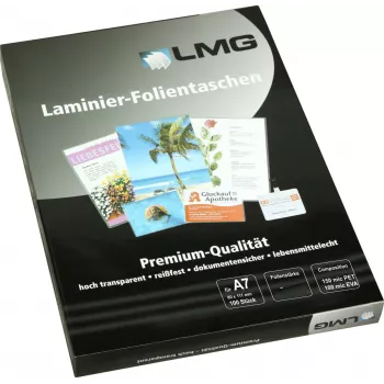 Folie do laminowania LMG błyszczące A7 80 mikronów 100 sztuk