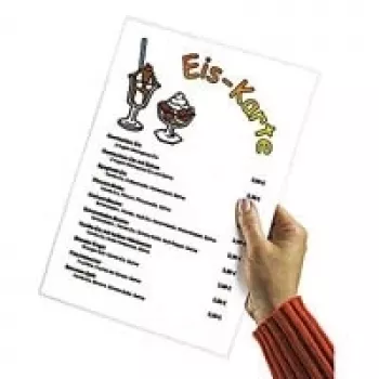 LMG Signaltechnologie 10 Cold Laminating Films Glossy for A4 Front Side 67 Micron Back Side 200