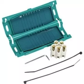 HellermannTyton Podstawa montażowa do opasek kablowych Zielony Polipropylen 55x35mm -20 do 90°C 1 sztuka