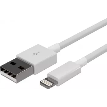 SHIVERPEAKS Flexline USB Charging & Sync Cable, USB-A na 8-Pin, 2.0, ABS, Biały, 0,1m (FL31-12044)