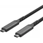 ShiverPeaks Flexline USB-C do USB-C Kabel, USB 3.2 Gen 2, 100W PD, Pleciony Nylon, 2m (FL31-75007)