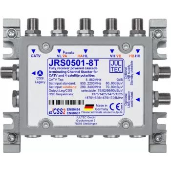JULTEC JRS0501-8T 8-Way Multiswitch do telewizji satelitarnej i naziemnej