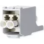 METZ CONNECT OpDAT LC Duplex Multimode Module, Ceramic Ferrule, Beige