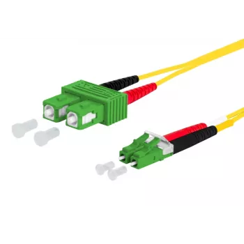 METZ CONNECT OpDAT Patch Cable SC-D APC/LC-D APC OS2 1.0 m - Single-mode Fiber