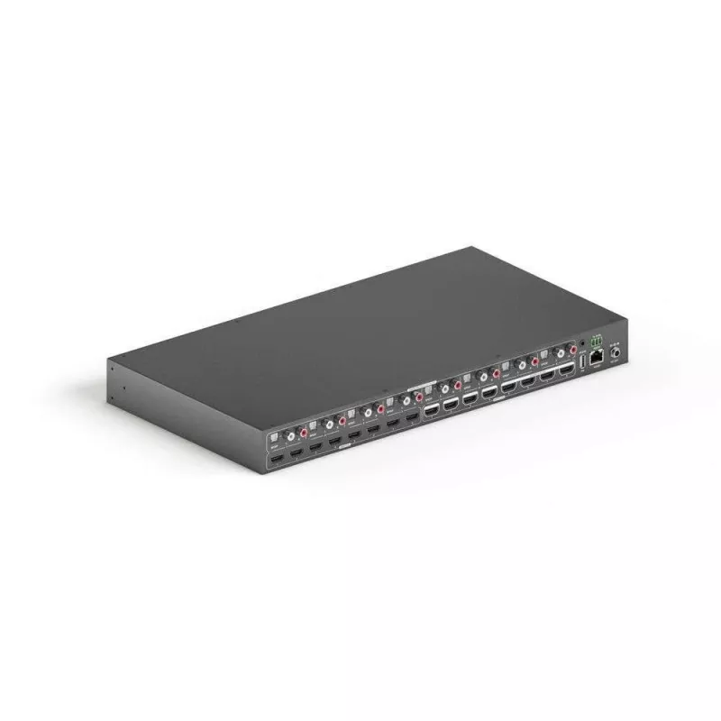 PureLink PureTools PT-MA-HD88DA - 8x8 HDMI Matrix, 4K@60Hz, HDCP 2.2, 18 Gbps, Audio De-embedding, Rack-mountable