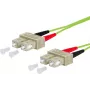 Metz Connect OpDAT Fiber Optic Patch Cable SC Duplex to SC Duplex OM5 10 m