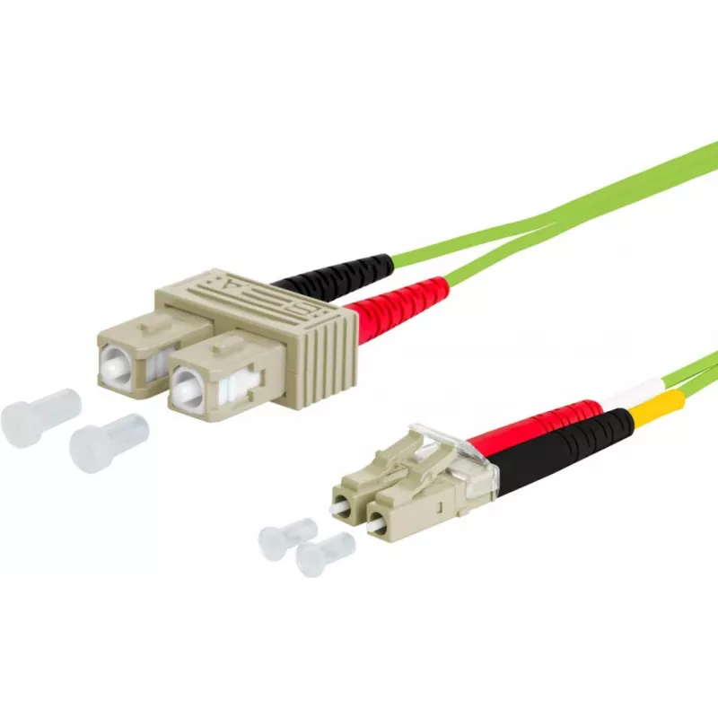METZ CONNECT OpDAT Patch Cable SC-Duplex/LC-Duplex OM5 2 m