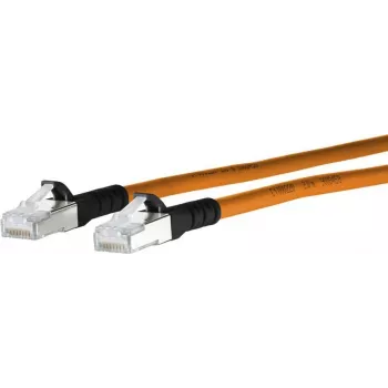 METZ CONNECT 130845A001-E Kabel sieciowy 10 m Cat6a SF/UTP (S-FTP) RJ45 Pomarańczowy