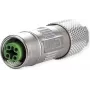 Gniazdo METZ CONNECT M12 z kodowaniem D, IP67, do montażu w terenie (MMF881A115)
