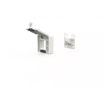 METZ CONNECT Puszka podtynkowa IP44 2-portowa nieobsadzona do modułów MC Pure White