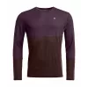 Ortovox 185 Rock N Wool Long Sleeve - Dark Wild Berry, Size L