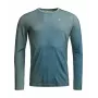 Ortovox 185 Rock'N'Wool Print LS Base Layer - AOP Green Sage, rozmiar M