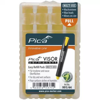 PICA-MARKER Pica VISOR Permanent Replacement Refills Yellow (10 szt.)