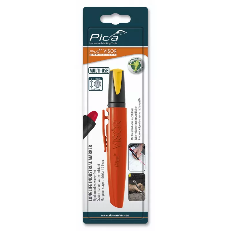 PICA-MARKER Pica VISOR Permanent Marker Yellow / SB
