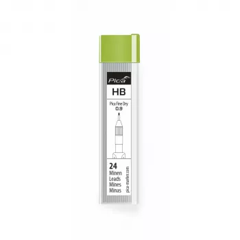 PICA-MARKER Pica Fine-Dry Refills HB - 12 wkłady, 0,9 mm, grafit, czarny