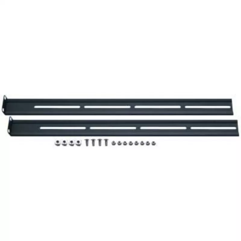AIXCASE AIX-19K1UMR-B Rack Keyboard Slide Rail Kit - Czarny - 1U - 19 cali