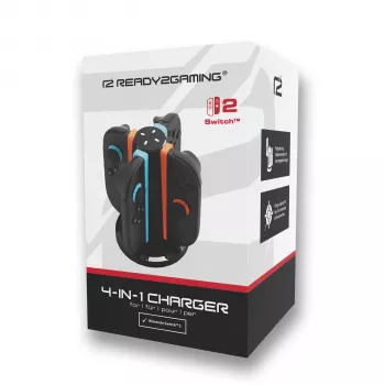 Ready2Gaming Nintendo Switch 2 4 w 1 Ładowarka - Stacja ładująca do Joy-Con i Pro Controller