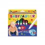 Zestaw modeliny Malinos 300011 Babyzauber - 10 kolorowych pałeczek, 5 mm, nie wysychająca, certyfikat CE