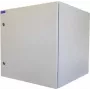 RESISTER 19 inch Szafa Sieciowa Pro Aktiv - Ochrona IP54/55 - Drzwi Pełne Stalowe - 7U - 600x400 mm - Wentylator - Filtr - Jasnoszary (99RRA19WV74MG)