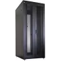 IT-BUDGET 19-Inch Network Rack SRK - Complete Set - 42U - 800x800 mm - Perforated Double Doors Front and Rear - 4 Active Fans - PDU - Shelves - Pre-assembled - Black (99ITB19SRK4288DTSM)