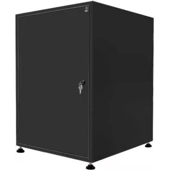 RESISTER 19-calowa szafa - Wzmocniona ochrona przed kurzem - 15U - Drzwi pełne stalowe - 600x800mm - Czarny (99RRSJ1568BVT)