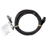 IT-BUDGET Full Copper Premium Patch Cable - Flex AWG 26 - Cat.8.1 - 2000 MHz - Halogen-Free - PoE+ - 40 GBit - Black - 3 m