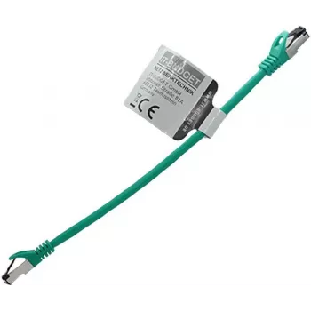 IT-BUDGET Full Copper Premium Patch Cable - Flex AWG 26 - Cat.8.1 - 2000 MHz - Halogen-Free - PoE+ - 40 Gbit - Zielony - 0,5 m (90ITBFLEX81PK050GR)