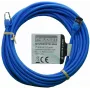 IT-BUDGET Full Copper Premium Patch Cable - Slim AWG 28 - Cat.8.1 - 2000 MHz - Halogen-Free - PoE+ - 40 Gbit - Blue - 5 m (90ITBSLIM81PK5B)
