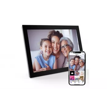 XORO 10,1 inch WiFi Digital Photo Frame z Multitouch IPS Display, 16 GB, Czarny