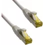 IT-BUDGET Full Copper Premium Patch Cable - Super Flex TPE - Cat.6A - z surowym kablem Cat.7 - 600 MHz - Bezhalogenowy - PoE+ - 10GBit - Szary - 0,50 m (90ITBFLEX6A7PK050G)