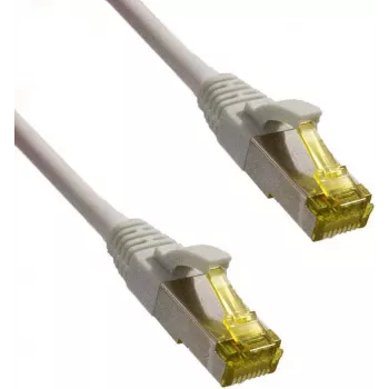 IT-BUDGET Full Copper Premium Patch Cable - Super Flex TPE - Cat.6A - z przewodem Cat.7 - 600 MHz - Bezhalogenowy - PoE+ - 10GBit - Szary - 3 m (90ITBFLEX6A7PK3G)