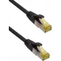 IT-BUDGET Full Copper Premium Patch Cable - Super Flex TPE - Cat.6A - z surowym kablem Cat.7 - 600 MHz - Bezhalogenowy - PoE+ - 10GBit - Czarny - 0,50 m