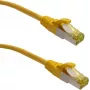 IT-BUDGET Full Copper Premium Patch Cable - Super Flex TPE - Cat.6A - z Cat.7 Raw Cable - 600 MHz - Bezhalogenowy - PoE+ - 10GBit - Żółty - 2 m (90ITBFLEX6A7PK2Y)