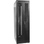 IT-BUDGET 19-Inch Server Rack Cabinet SRK - 42U - 600x600 mm - Perforated Double Doors Front & Rear - Flatpack - Black (90ITB19SRK4266DTSN)