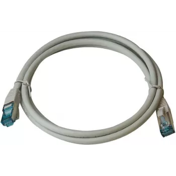 IT-BUDGET Full Copper Premium Patch Cable - Cat.6A - 500 MHz - Halogen-Free - PoE+ - AWG 26/7 - Grey - 1.50 m